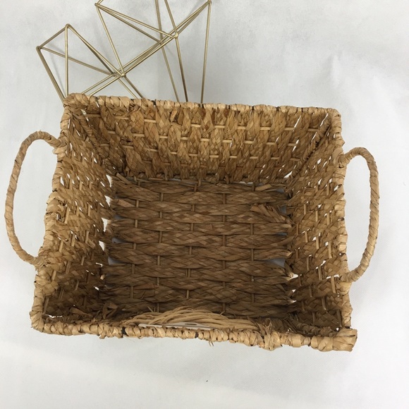 Large Woven Basket Acorn Leaf Tile Insert - Picture 3 of 4